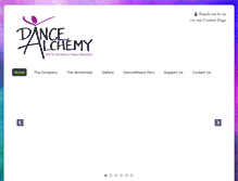 Tablet Screenshot of dance-alchemy.org